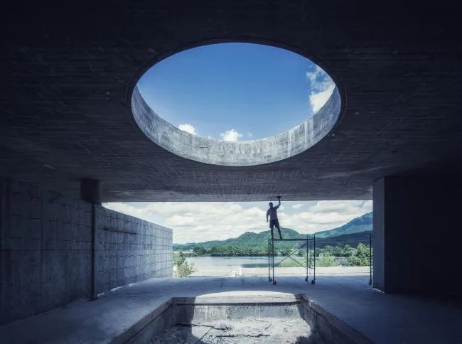 BIM建筑|渔乡茶舍——富春江干的时间秘境 | gad · line+ studio