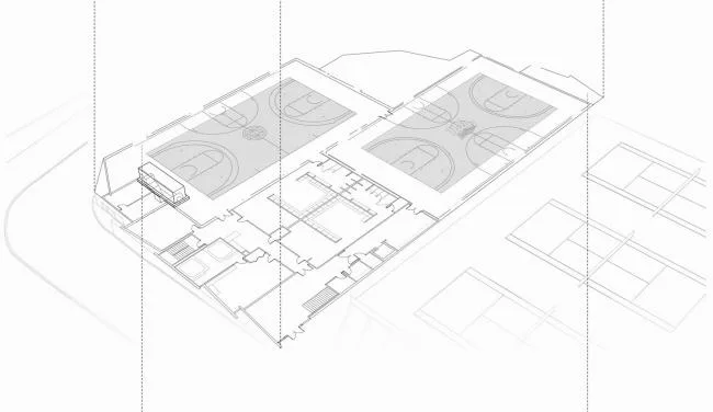 BIM建筑|放浪形骸又敞亮通透的UCLA篮球馆