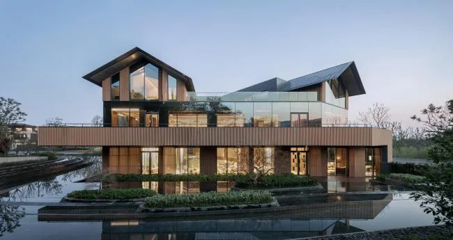 BIM建筑|仁恒南京凤凰山居温泉会所 / 上海中房建筑设计