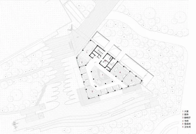 BIM建筑|仁恒南京凤凰山居温泉会所 / 上海中房建筑设计