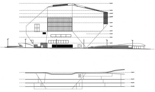 BIM建筑|白色经典的混凝土空腔音乐厅：波尔图文化剧院 / OMA