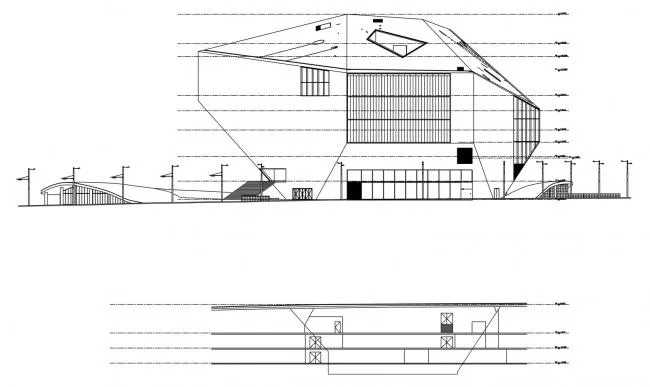 BIM建筑|白色经典的混凝土空腔音乐厅：波尔图文化剧院 / OMA