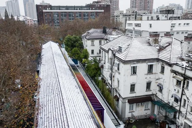 BIM建筑|沪上冬日初雪带来的一抹彩虹：粟上海社区美术馆·愚园