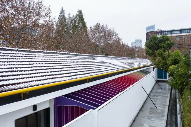 BIM建筑|沪上冬日初雪带来的一抹彩虹：粟上海社区美术馆·愚园