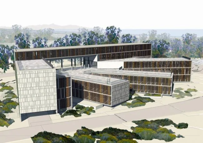 BIM建筑|多层级的体块嵌套，长方体量新的打开方法：市政办公中间年夜楼