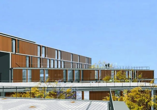 BIM建筑|多层级的体块嵌套，长方体量新的打开方法：市政办公中间年夜楼