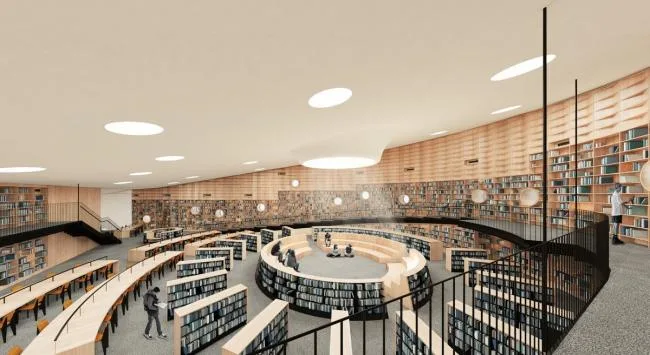 BIM建筑|OPEN 颁布上海青浦温和双语黉舍施工图，为分歧年纪孩子设计“聚落校园”