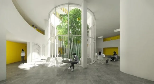 BIM建筑|OPEN 颁布上海青浦温和双语黉舍施工图，为分歧年纪孩子设计“聚落校园”
