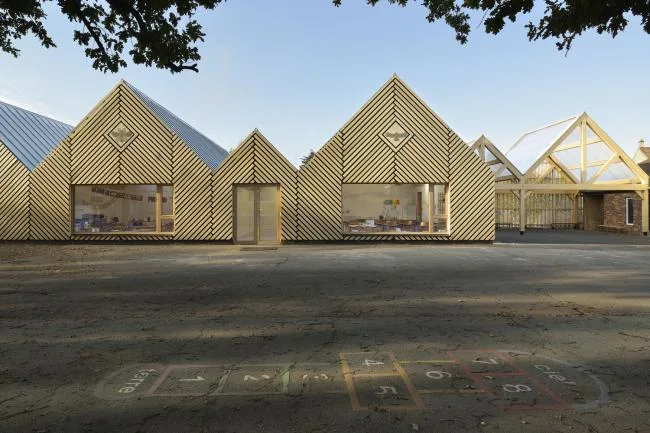 BIM建筑|儿童画里的小板屋，佩尔特幼儿园