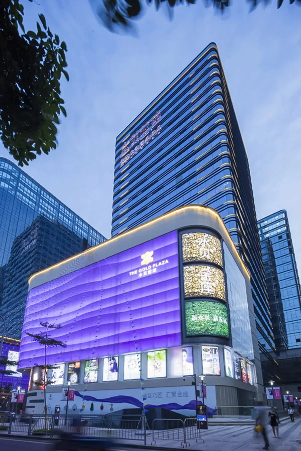 BIM建筑|深圳特力吉盟水贝金座年夜厦 立面设计 | 深圳立方建筑设计