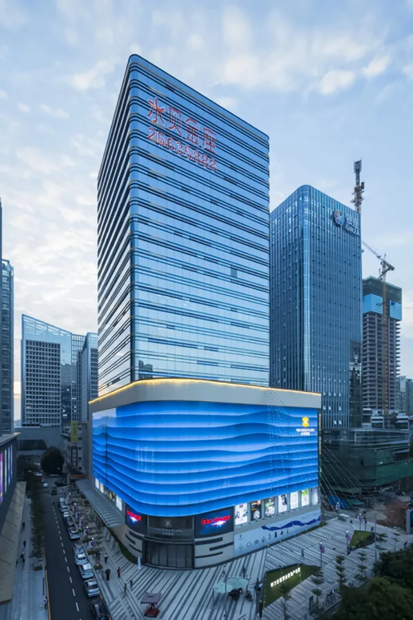 BIM建筑|深圳特力吉盟水贝金座年夜厦 立面设计 | 深圳立方建筑设计