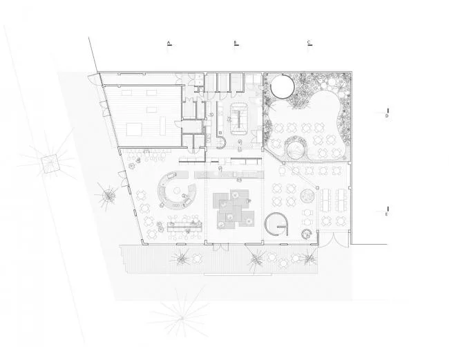 BIM建筑|三角的克意与方形鸿沟搭构而成的高等时尚感：哥伦比亚Masa餐厅