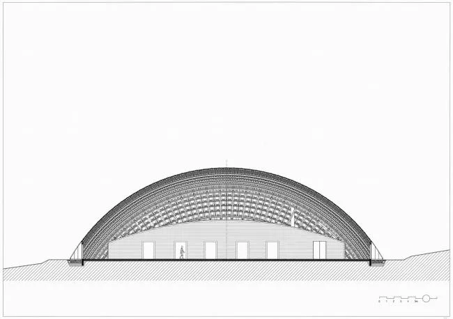 BIM建筑|一颗嵌进年夜地的琉璃鹅卵石——比利时品牌木材产业基地