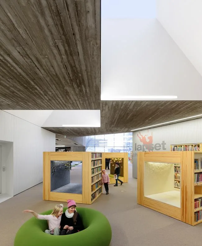 BIM建筑|拥有坦荡自由、简约爽利全景视野的芬兰藏书楼