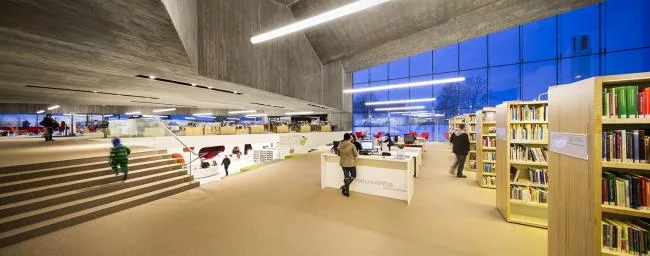 BIM建筑|拥有坦荡自由、简约爽利全景视野的芬兰藏书楼