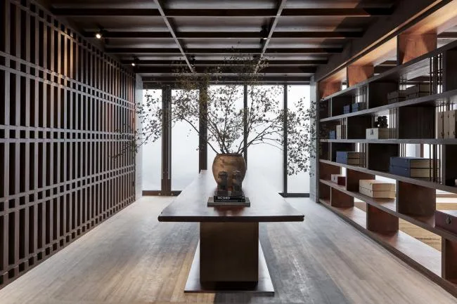 BIM建筑|竹窗闻水月浮动：姑苏世茂铜雀台售楼处｜IADC涞澳设计