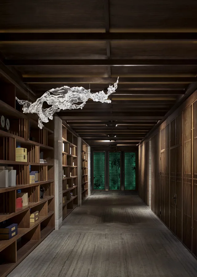 BIM建筑|竹窗闻水月浮动：姑苏世茂铜雀台售楼处｜IADC涞澳设计