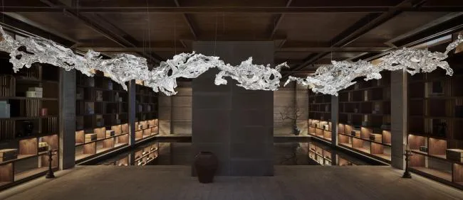 BIM建筑|竹窗闻水月浮动：姑苏世茂铜雀台售楼处｜IADC涞澳设计