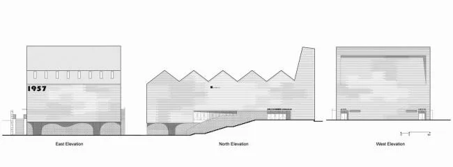 BIM建筑|岳阳县第三中学风雨操场兼陈述厅 / SUP素朴建筑工作室