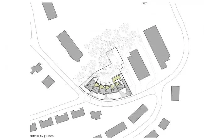 BIM建筑|动感科幻，被几何解构而成的聚集公寓 / METAFORM建筑师事务所