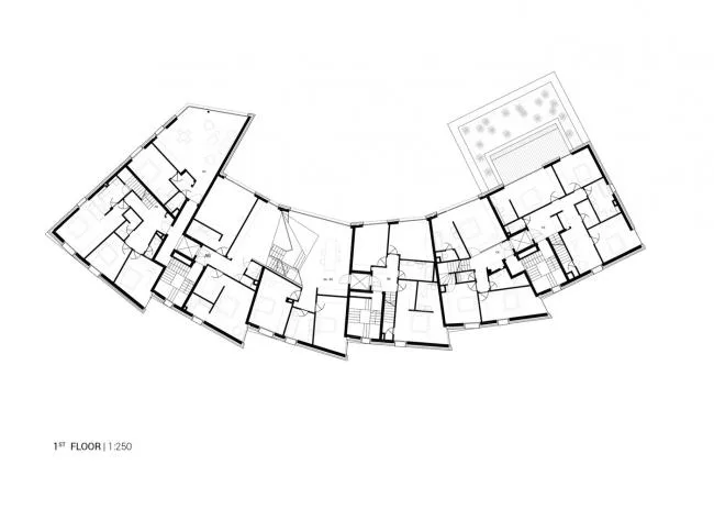 BIM建筑|动感科幻，被几何解构而成的聚集公寓 / METAFORM建筑师事务所