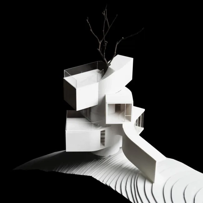 BIM建筑|天然渗入，享受奇特的***体验——齐云山树屋/本戈工作室
