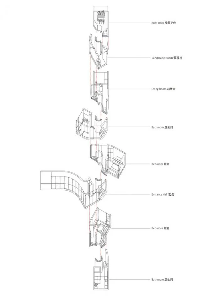 BIM建筑|天然渗入，享受奇特的***体验——齐云山树屋/本戈工作室