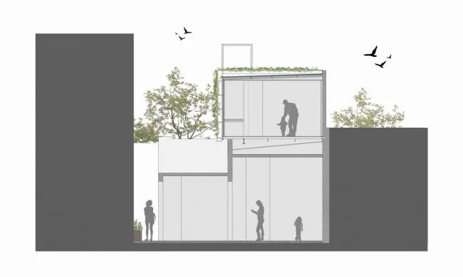 BIM建筑|新旧融会，将立面设计莳植成垂直花圃 / 玛尔塔室第
