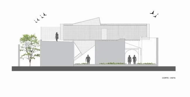 BIM建筑|新旧融会，将立面设计莳植成垂直花圃 / 玛尔塔室第