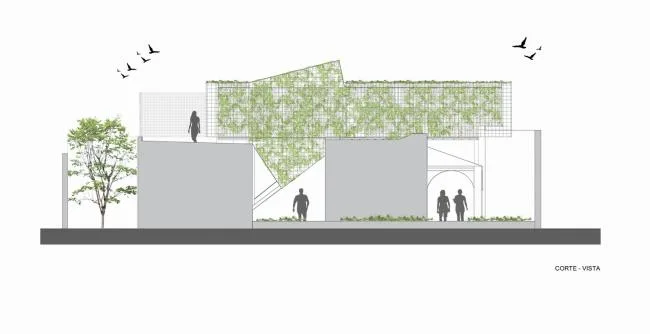 BIM建筑|新旧融会，将立面设计莳植成垂直花圃 / 玛尔塔室第