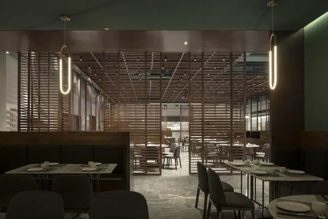 BIM建筑|上海陆家嘴荣庐餐厅 / 间筑设计