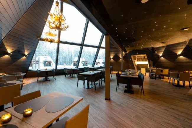 BIM建筑|纵享皑皑白雪与极光星空：芬兰度假板屋酒店