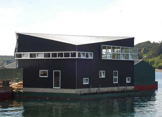 BIM建筑|一座漂浮于海上的渔人之家——智利浮动酒店