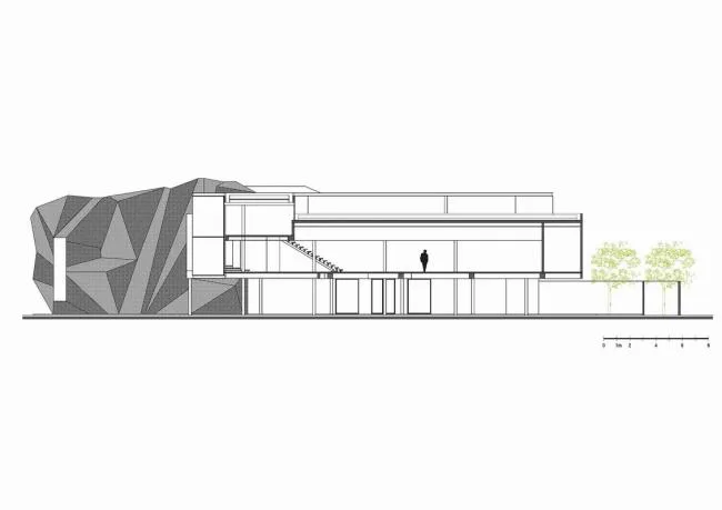 BIM建筑|织物的柔柔通透与几何金属的碰撞：厄瓜多尔贸易零售店面
