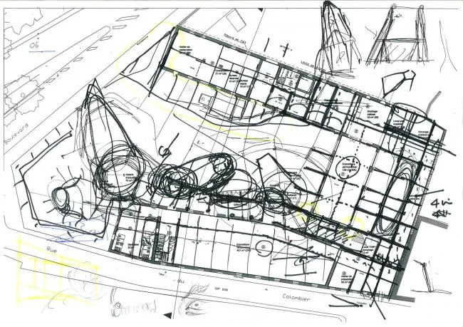 BIM建筑|扭曲聚变，来自将来极具科幻摩登感的前瞻性之作——FRAC文化中间