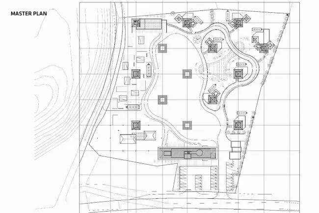 BIM建筑|仿佛散落平原的部族聚落：Around Follie社区