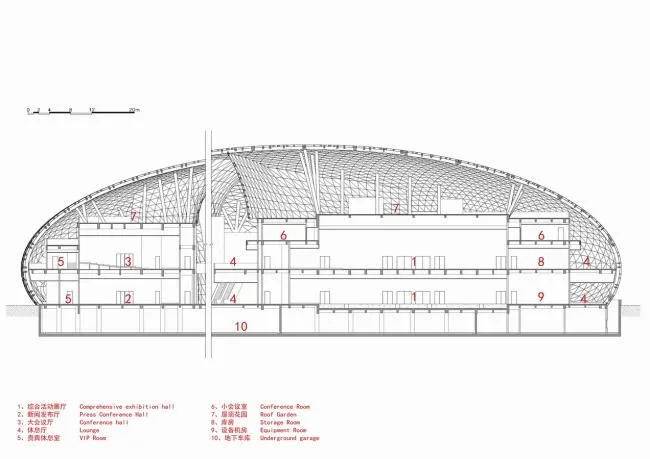 BIM建筑|结合国地舆信息治理论坛德清永远会址 / 浙江年夜学建筑设计研讨院有限公司