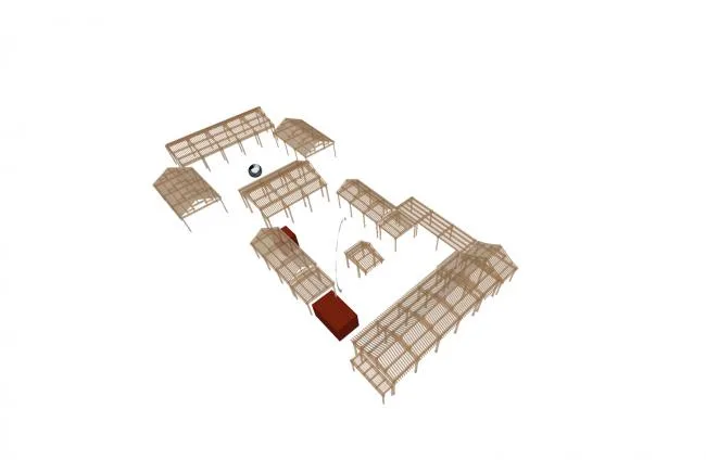 BIM建筑|东四胡同博物馆-东四77号院进级改革项目 / 北京赤途公共艺术中间