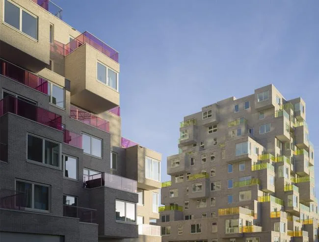 BIM建筑|像素化体快谱奏的俏皮乐章：阿姆斯特丹夏季公寓