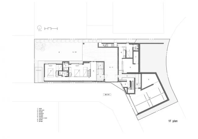 BIM建筑|三院宅 / D•LIM architects