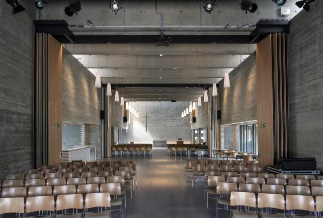 BIM建筑|挪威小城的新教堂和文化中间 / Einar Dahle Arkitekter + Hille Melbye Arkitekter