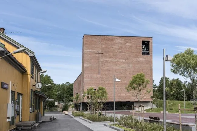 BIM建筑|挪威小城的新教堂和文化中间 / Einar Dahle Arkitekter + Hille Melbye Arkitekter