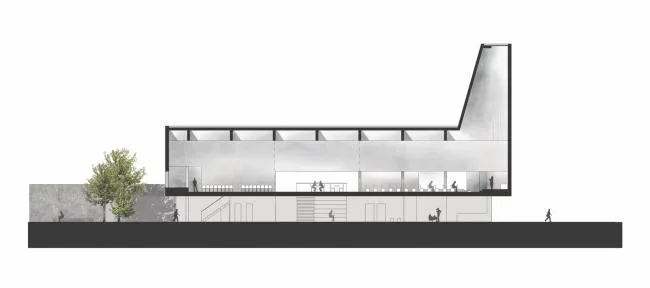 BIM建筑|挪威小城的新教堂和文化中间 / Einar Dahle Arkitekter + Hille Melbye Arkitekter