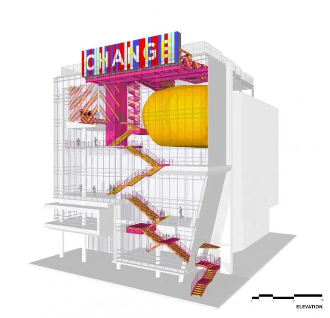 BIM建筑|光州万花筒不雅景台