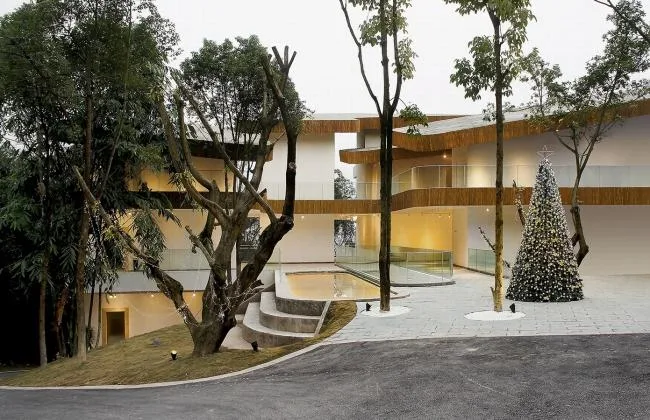 BIM建筑|年夜山的轮廓：重庆南山里平易近宿 / 鳞见设计