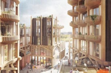 BIM建筑|snøhetta结合heatherwick事务地点多伦多打造全木制的“船埠之滨”社区-BIM建筑网