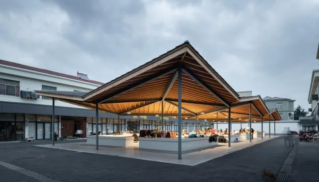 BIM建筑|侠父村农贸市场 / 本构建筑事务所