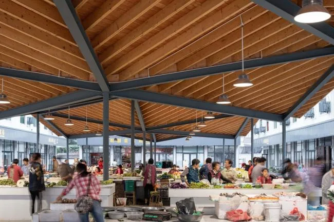 BIM建筑|侠父村农贸市场 / 本构建筑事务所