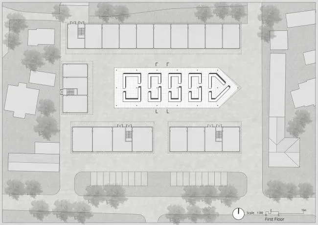 BIM建筑|侠父村农贸市场 / 本构建筑事务所