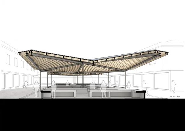 BIM建筑|侠父村农贸市场 / 本构建筑事务所